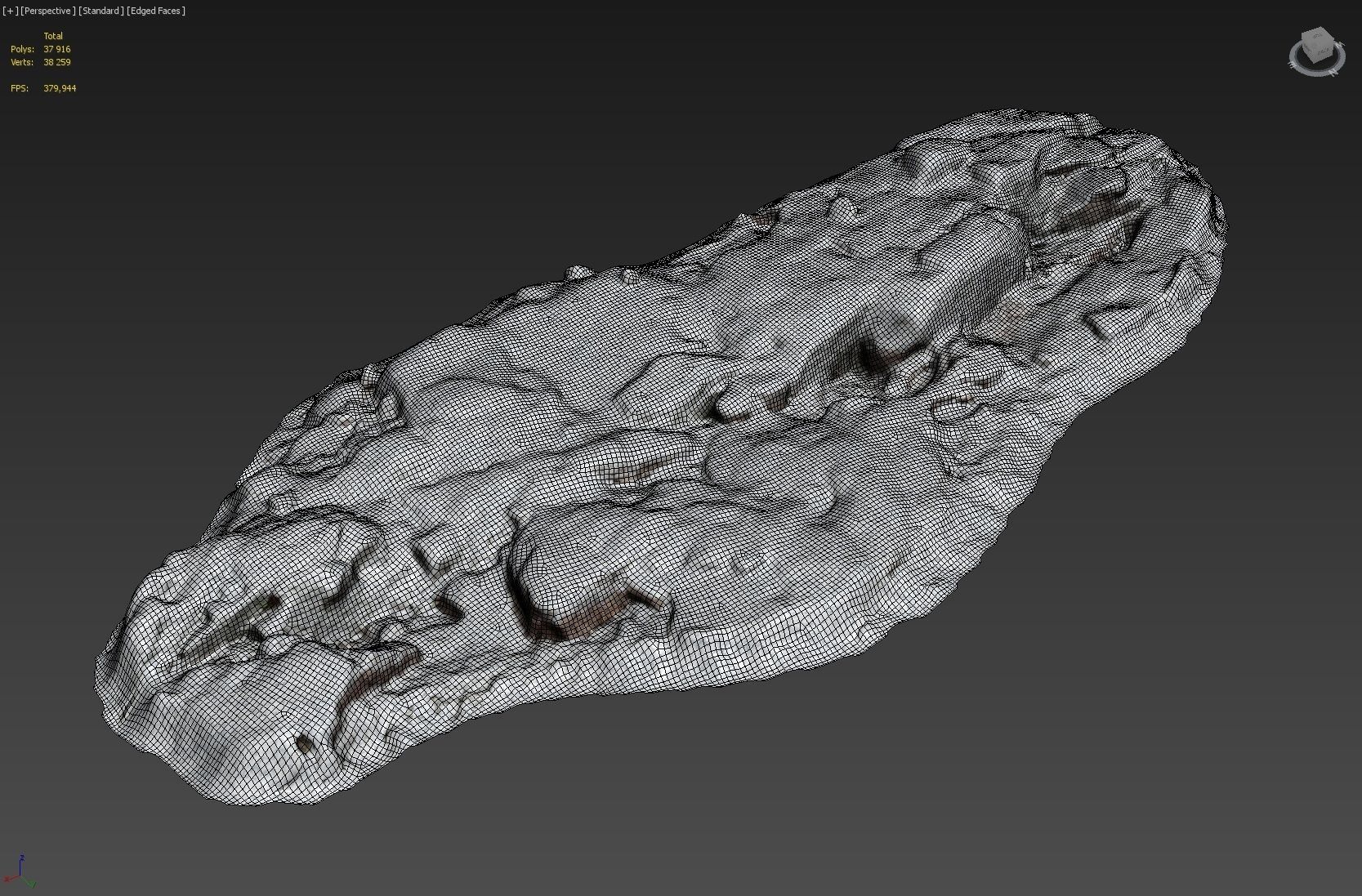 Cliff pack A snow bundle 3D model_35