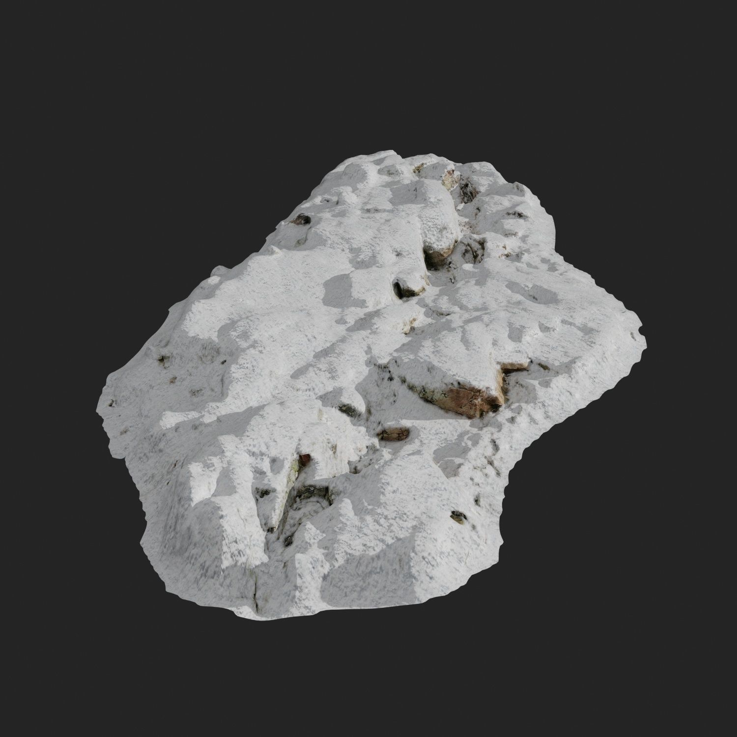 Cliff pack A snow bundle 3D model_32