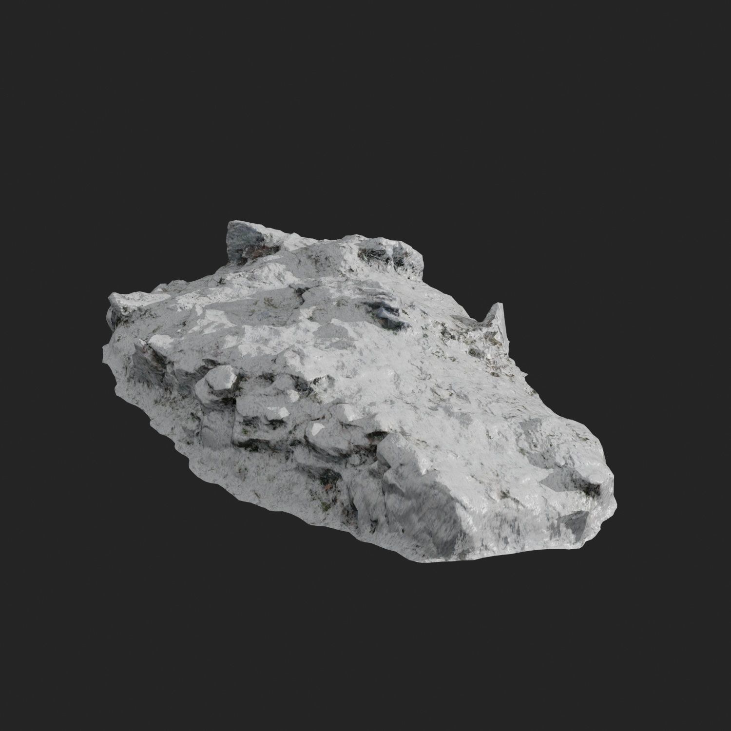 Cliff pack A snow bundle 3D model_8
