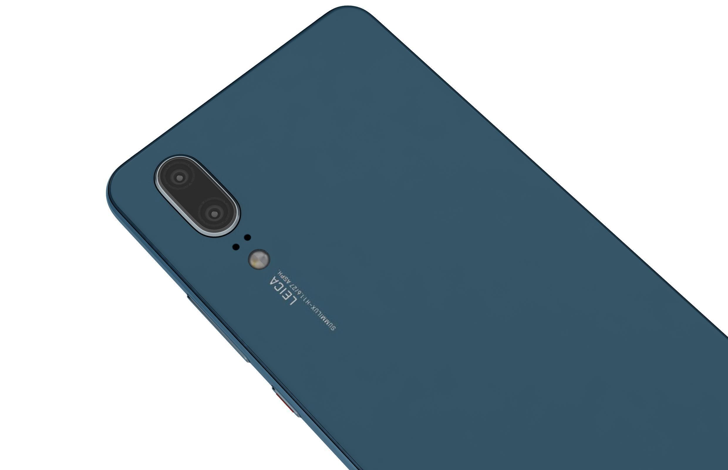 Huawei P20 All Colors 3D model_27