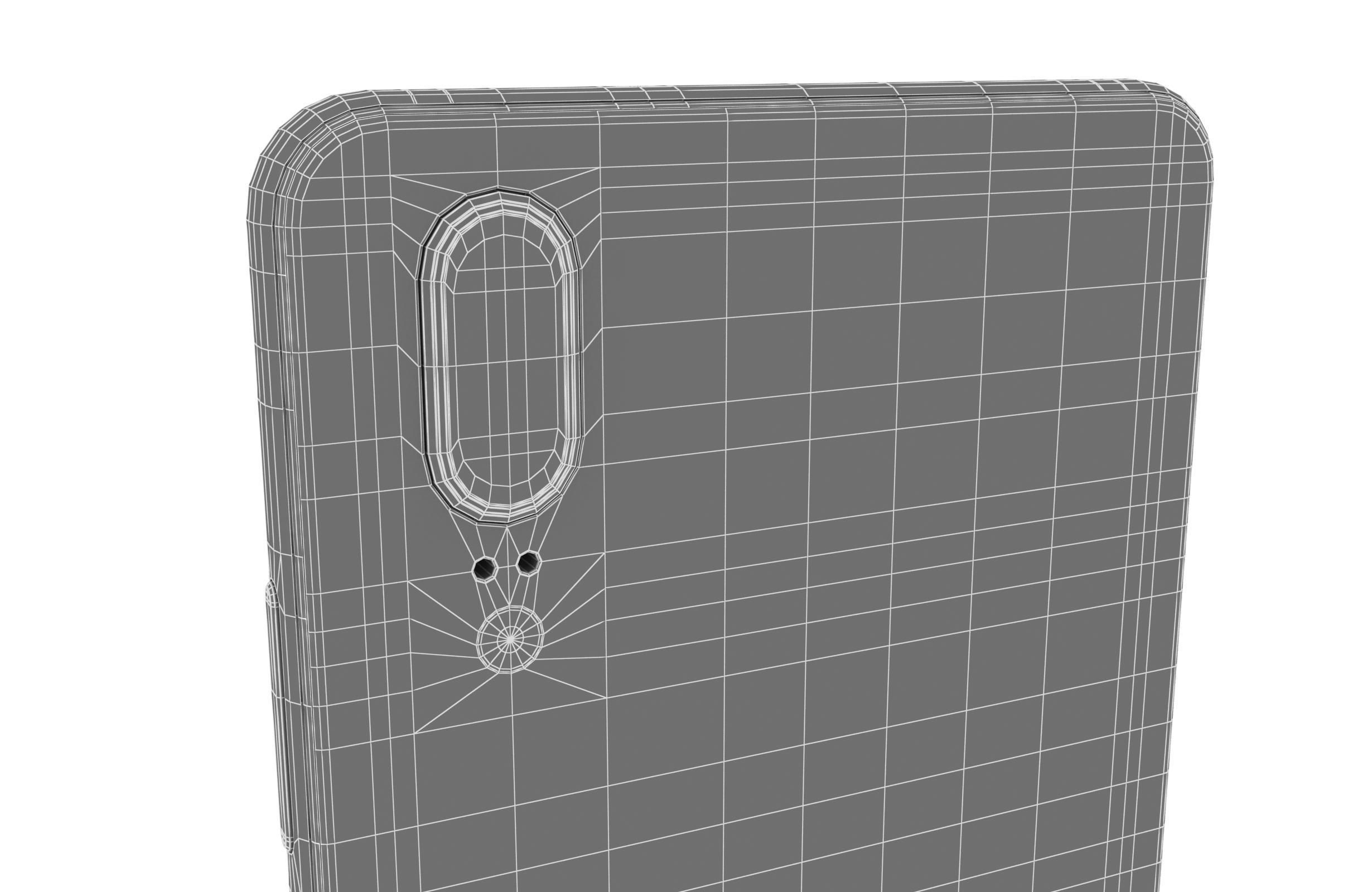 Huawei P20 All Colors 3D model_44