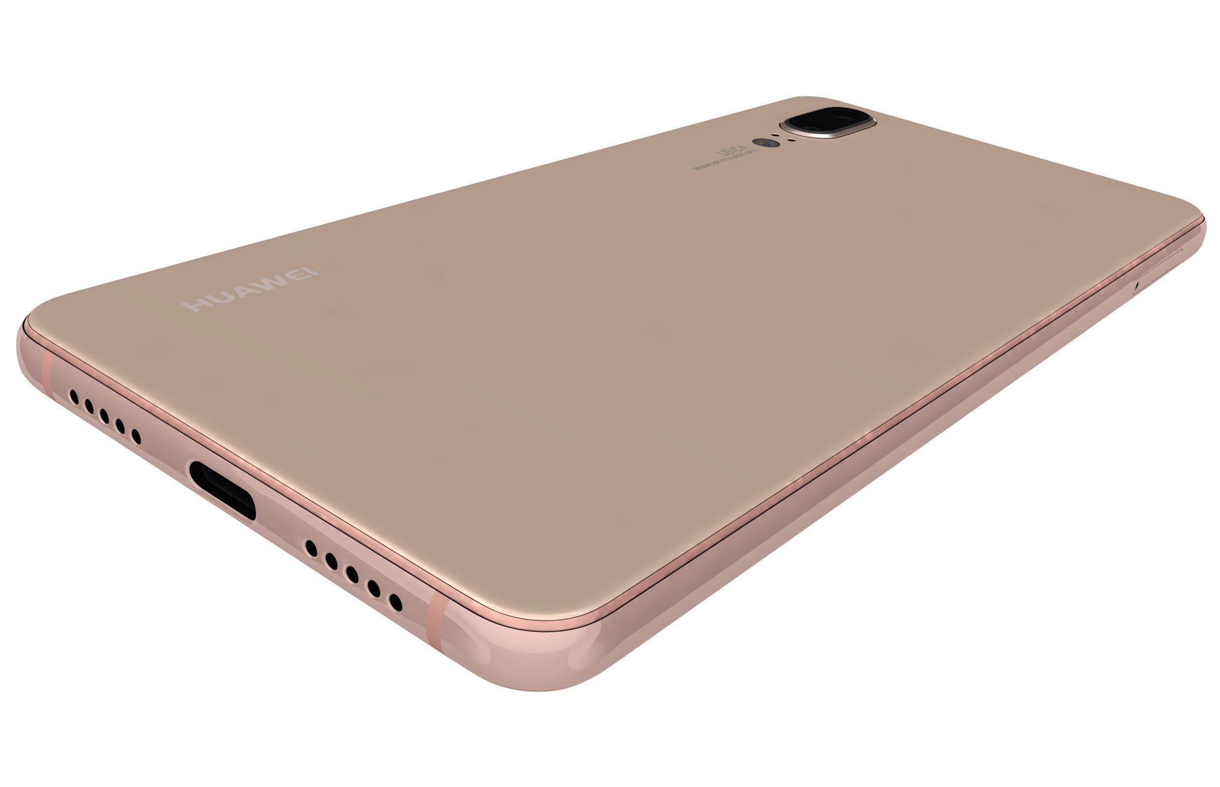 Huawei P20 All Colors 3D model_32