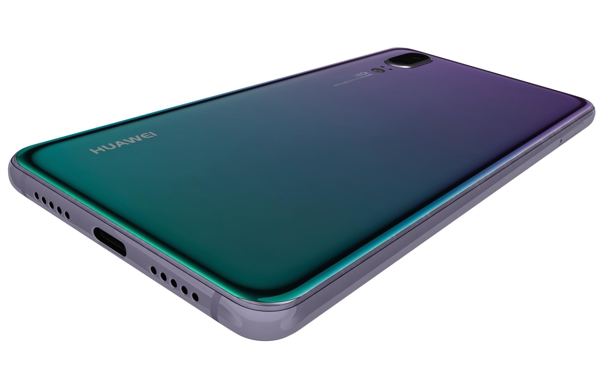 Huawei P20 All Colors 3D model_30