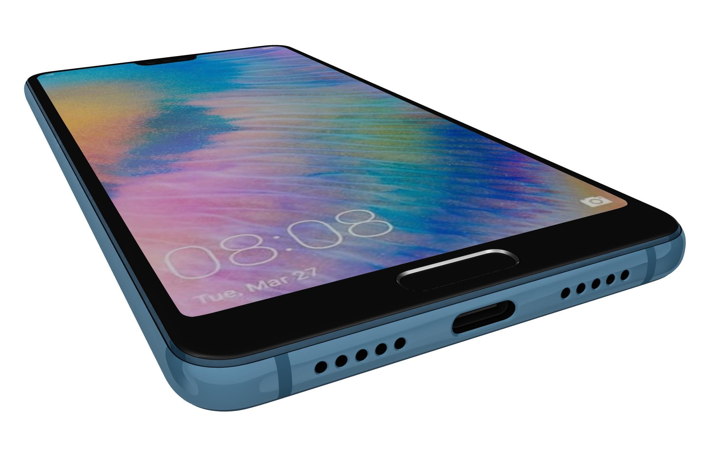 Huawei P20 All Colors 3D model_23