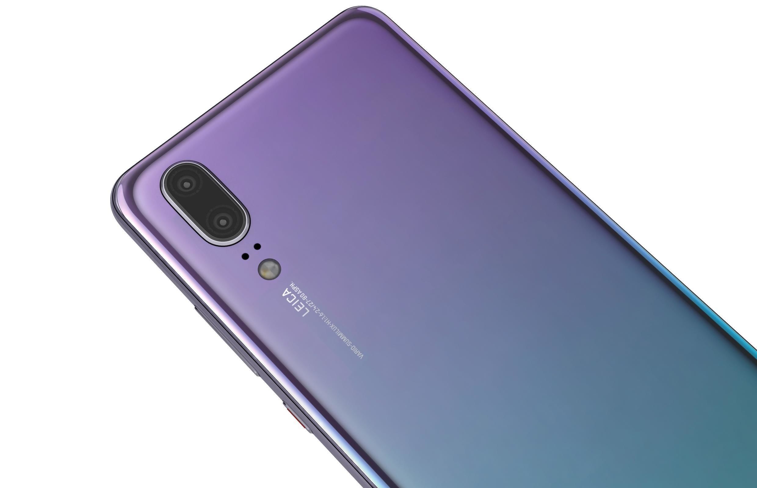 Huawei P20 All Colors 3D model_26