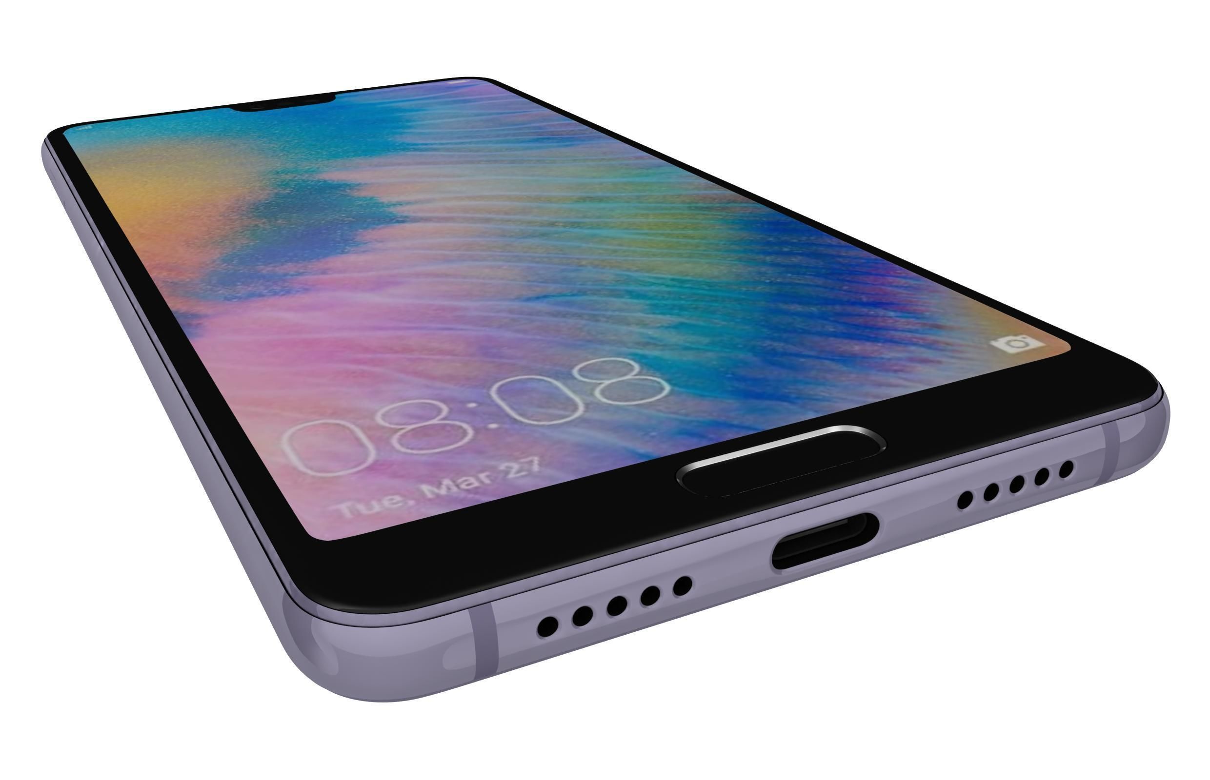 Huawei P20 All Colors 3D model_22