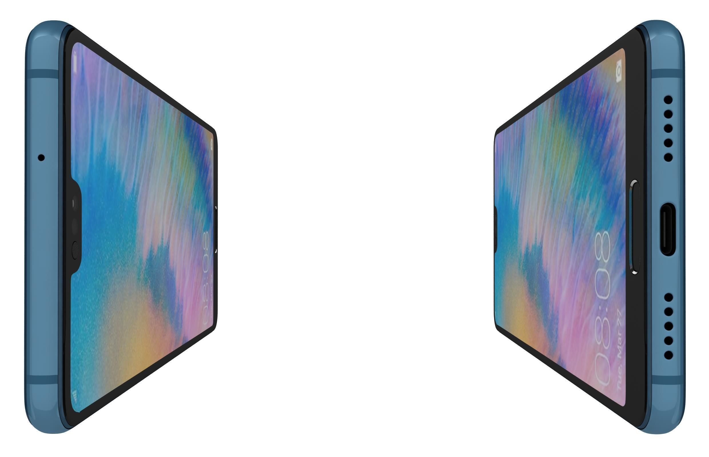 Huawei P20 All Colors 3D model_15