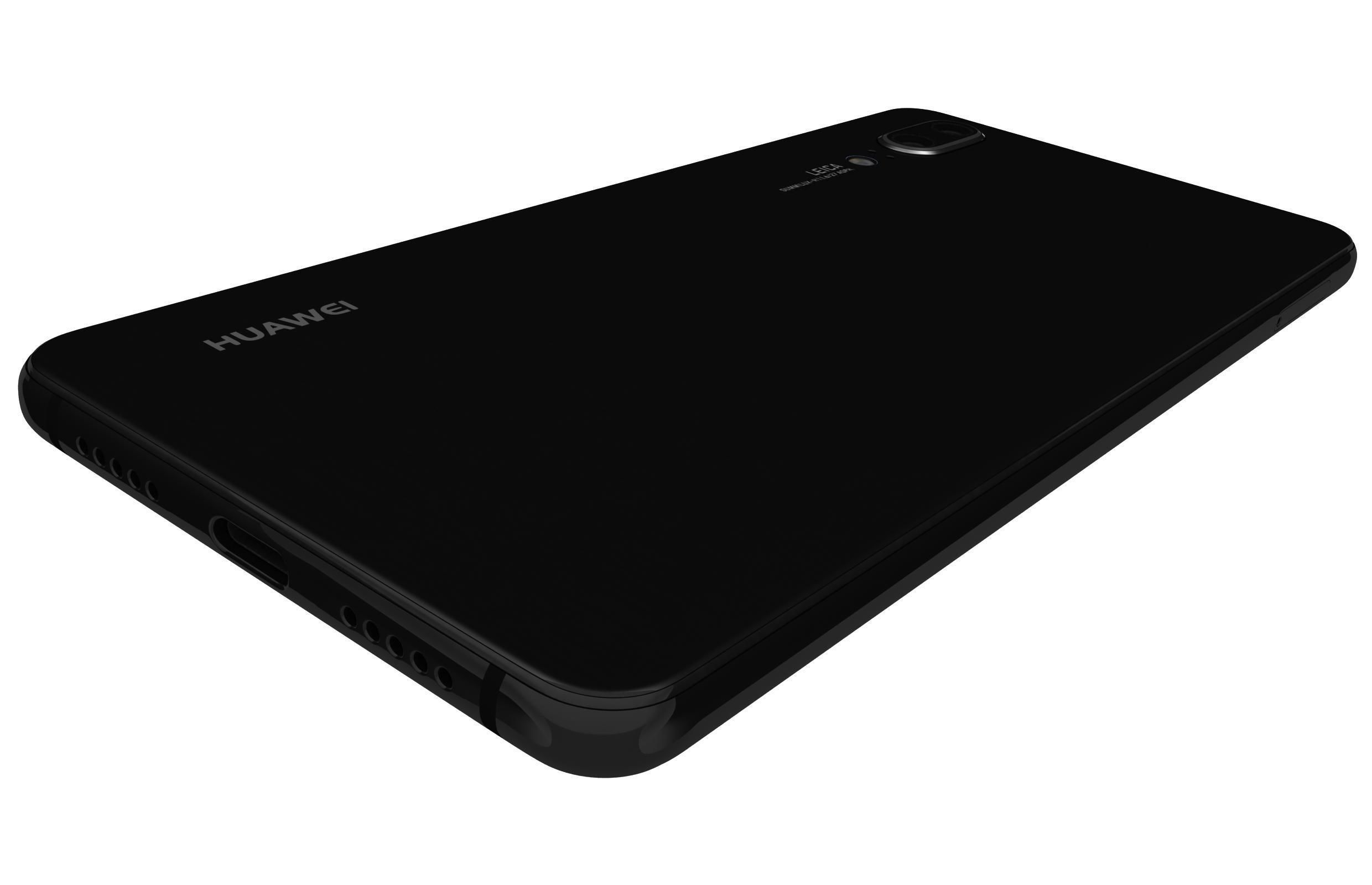 Huawei P20 All Colors 3D model_31