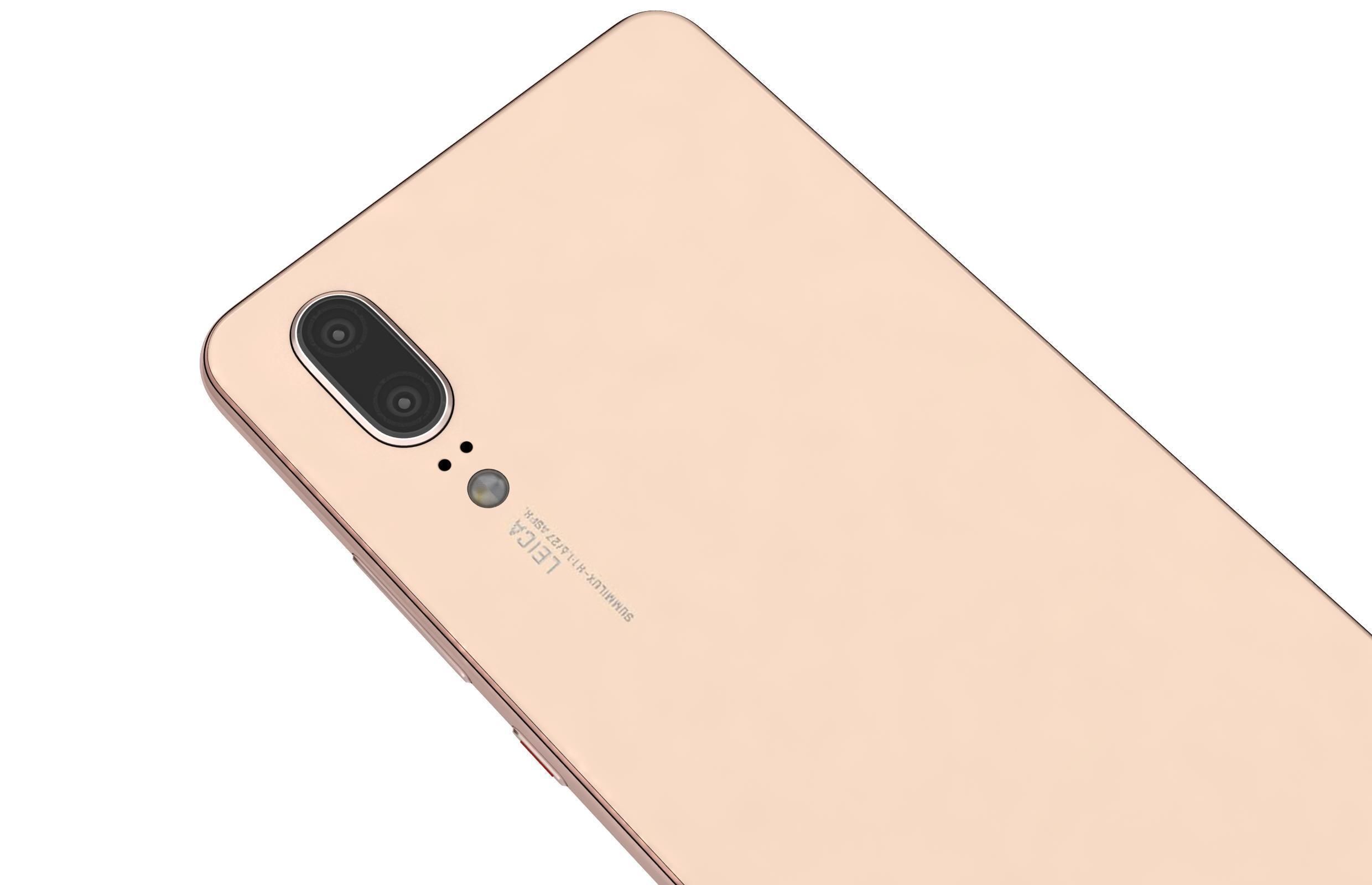 Huawei P20 All Colors 3D model_25
