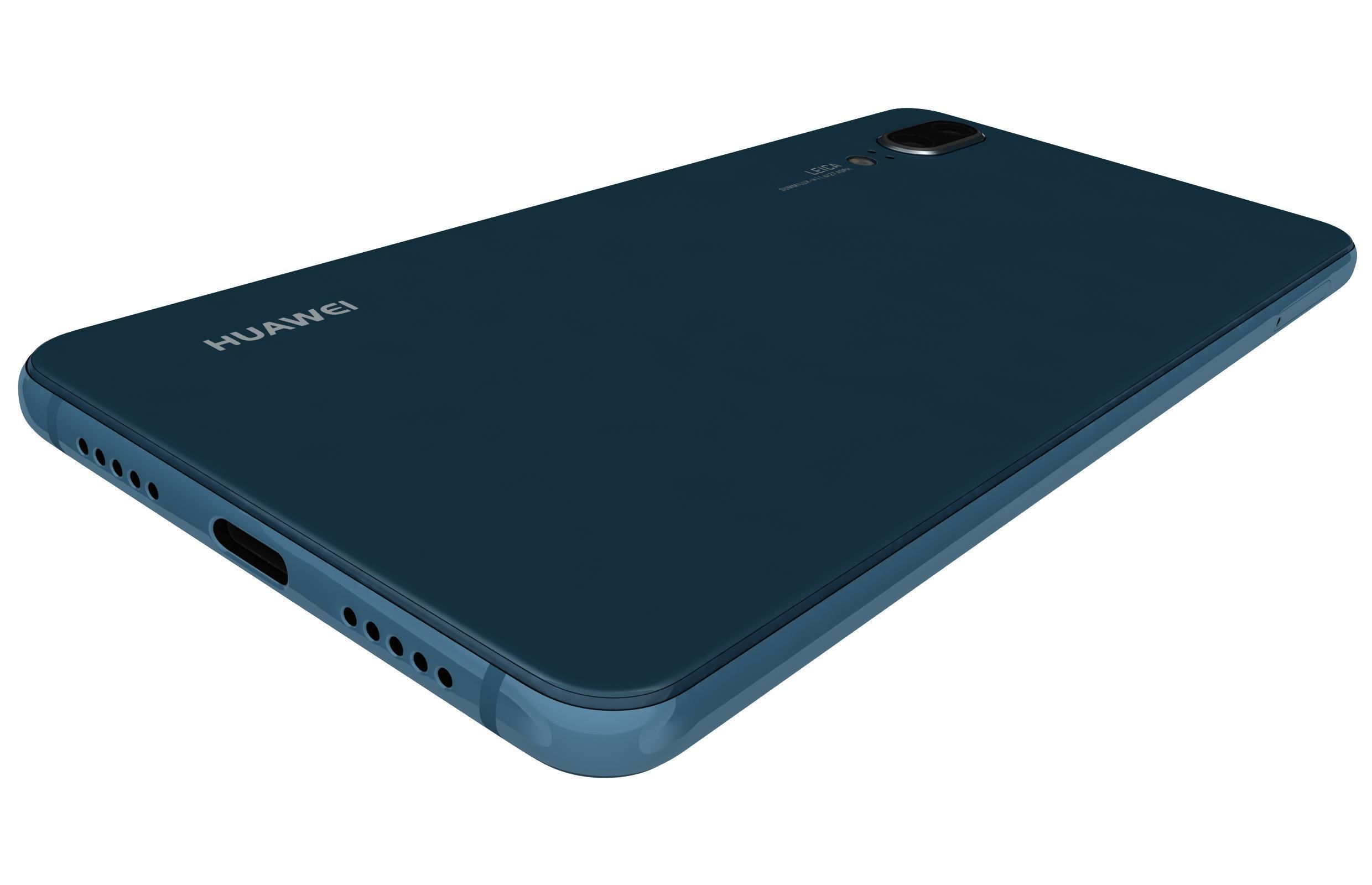 Huawei P20 All Colors 3D model_29