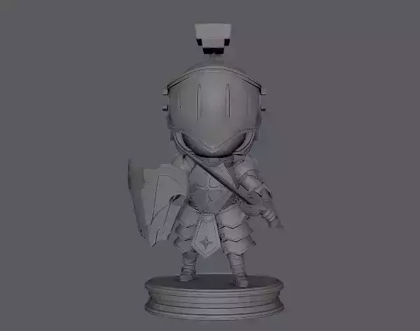 SD Armor Character 3D print model