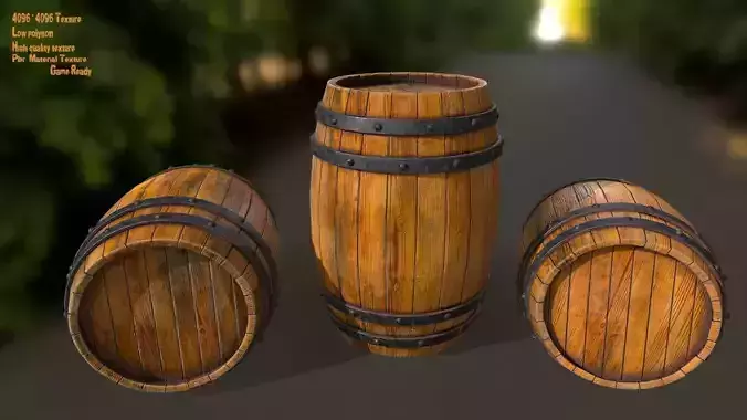 wood barrel