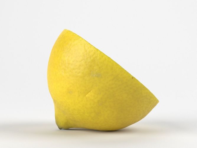 Photorealistic Lemon Half 3D Scan 4 3D model 4