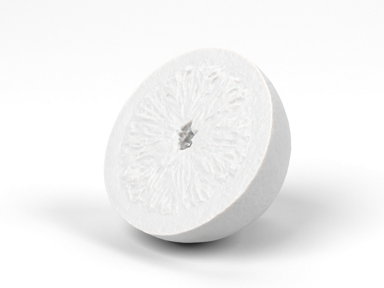 Photorealistic Lemon Half 3D Scan 4 3D model_5