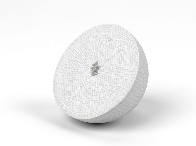 Photorealistic Lemon Half 3D Scan 4 3D model 7