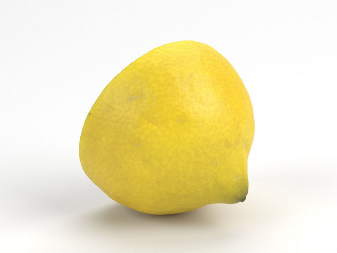 Photorealistic Lemon Half 3D Scan 4 3D model 2