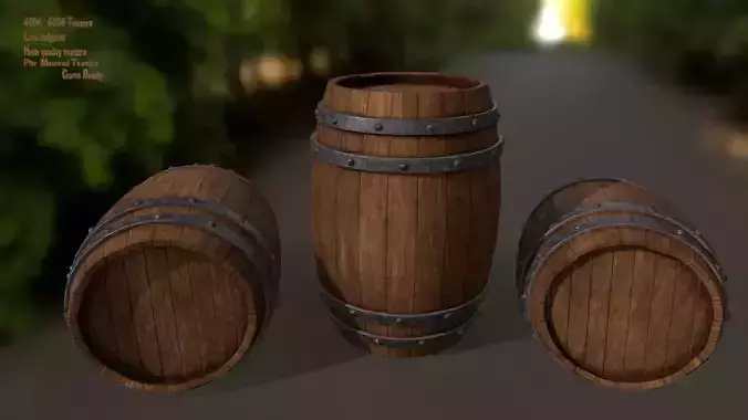 wood barrel 2