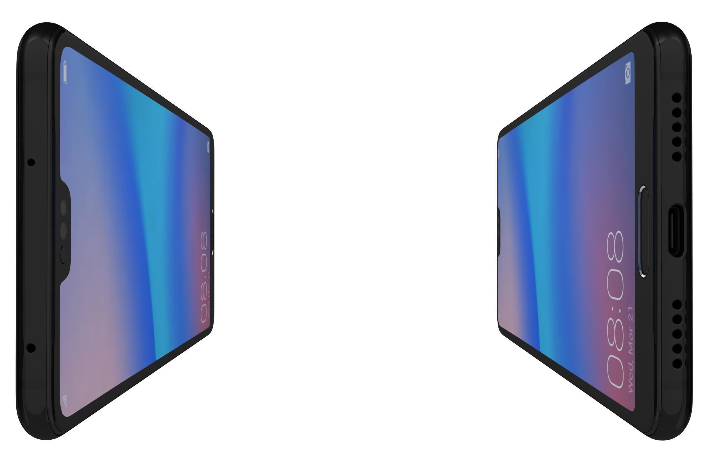 Huawei P20 Pro Black 3D model_3