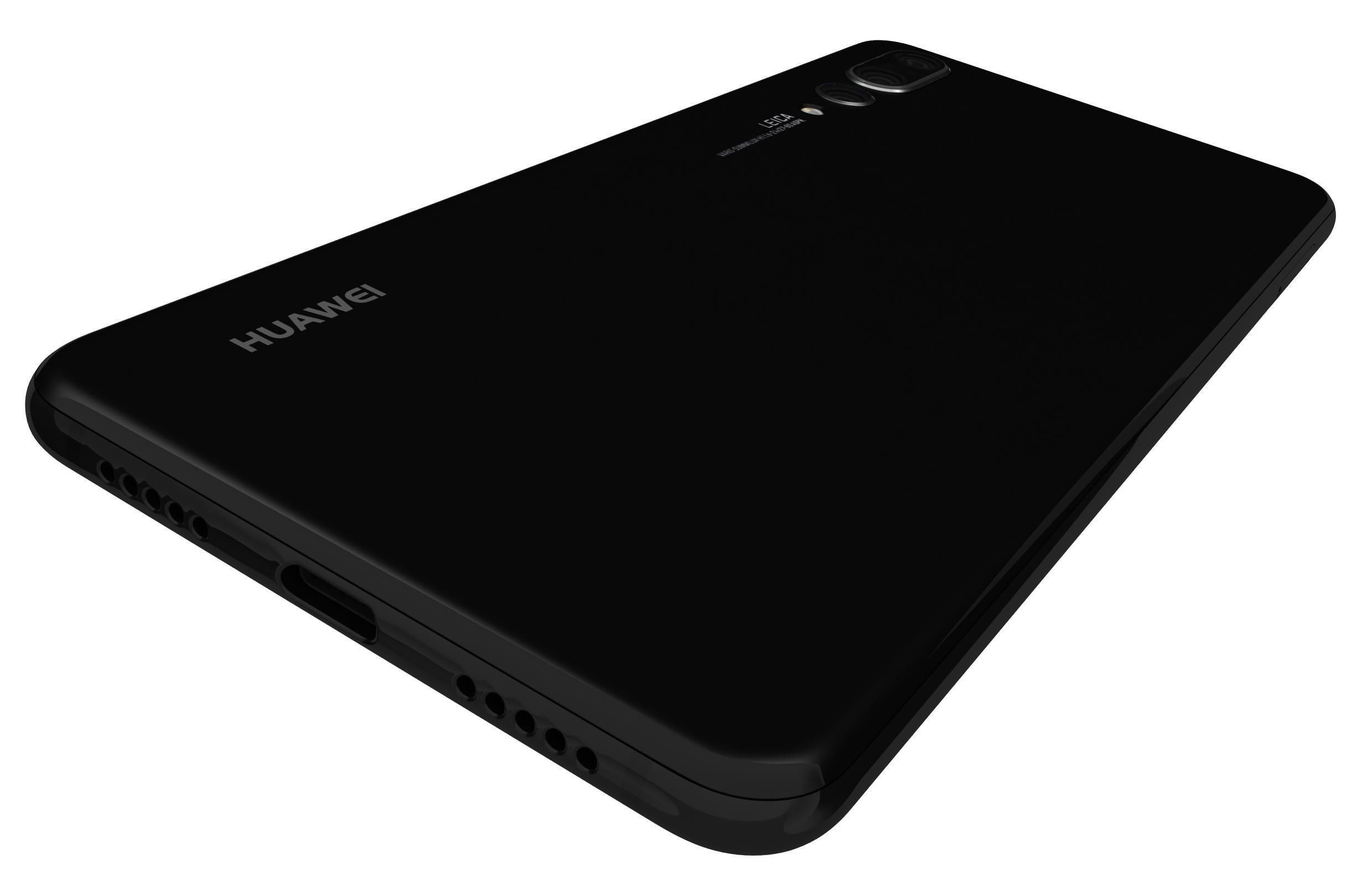 Huawei P20 Pro Black 3D model_8