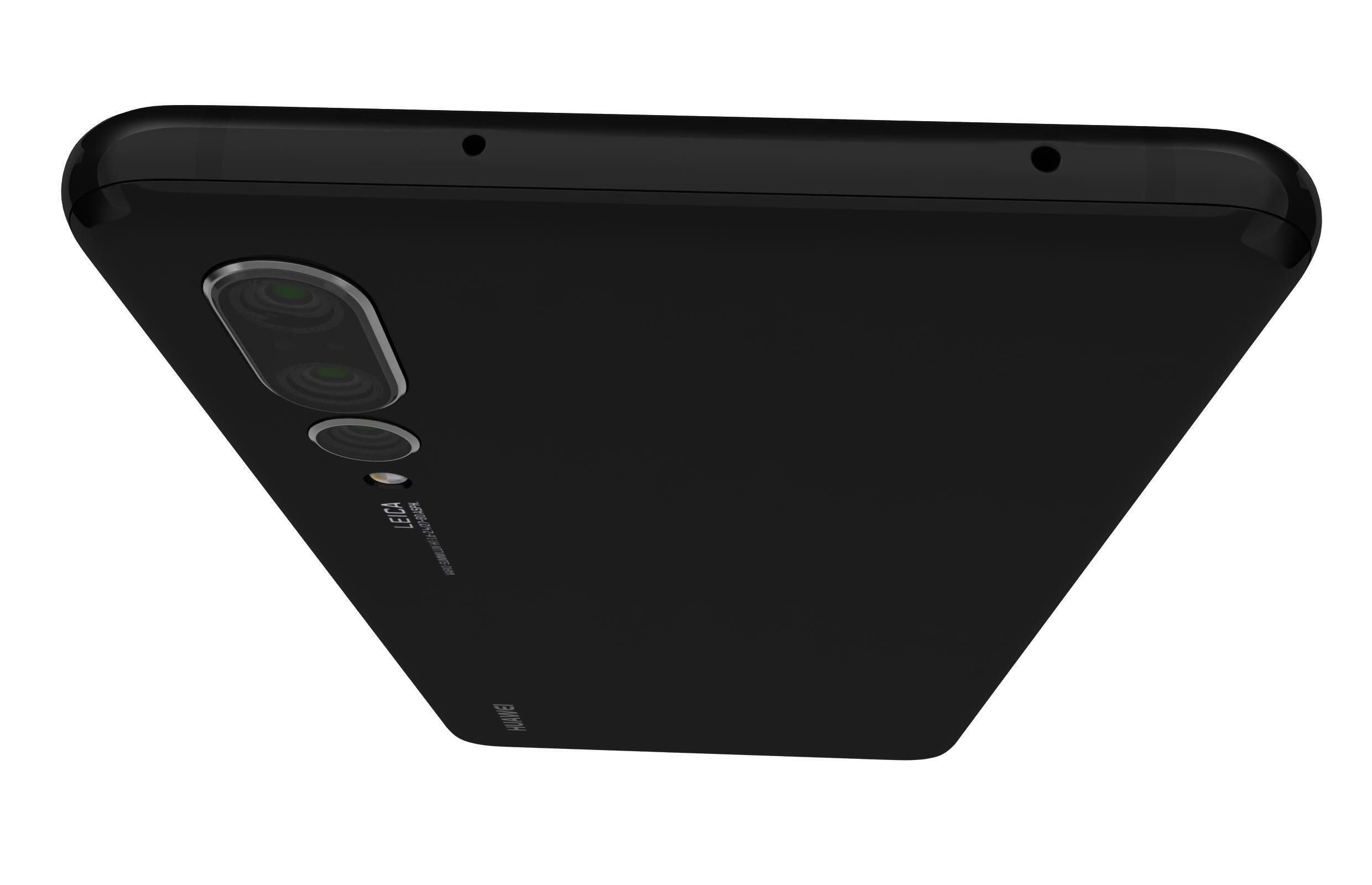 Huawei P20 Pro Black 3D model_9
