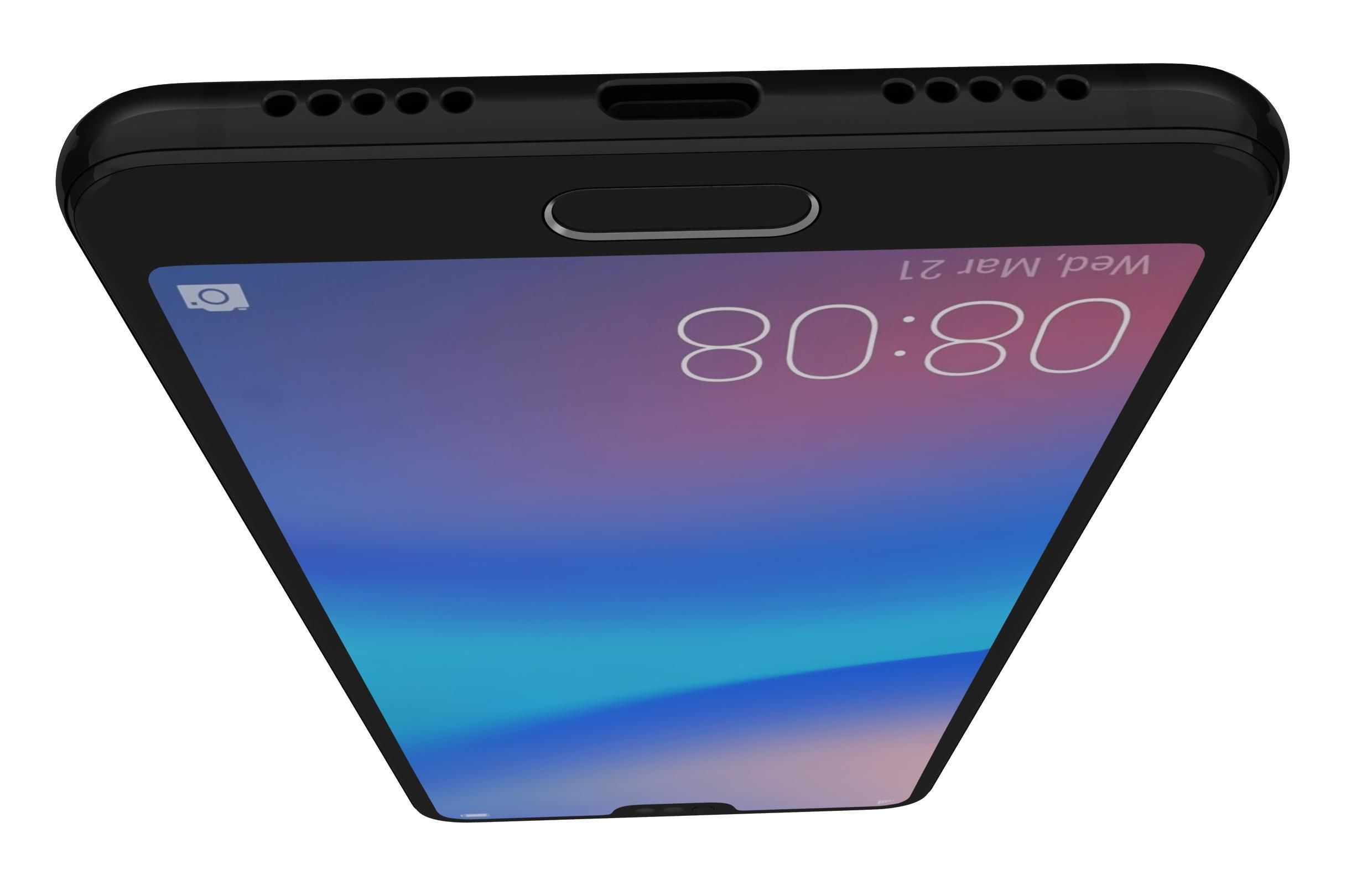 Huawei P20 Pro Black 3D model_6