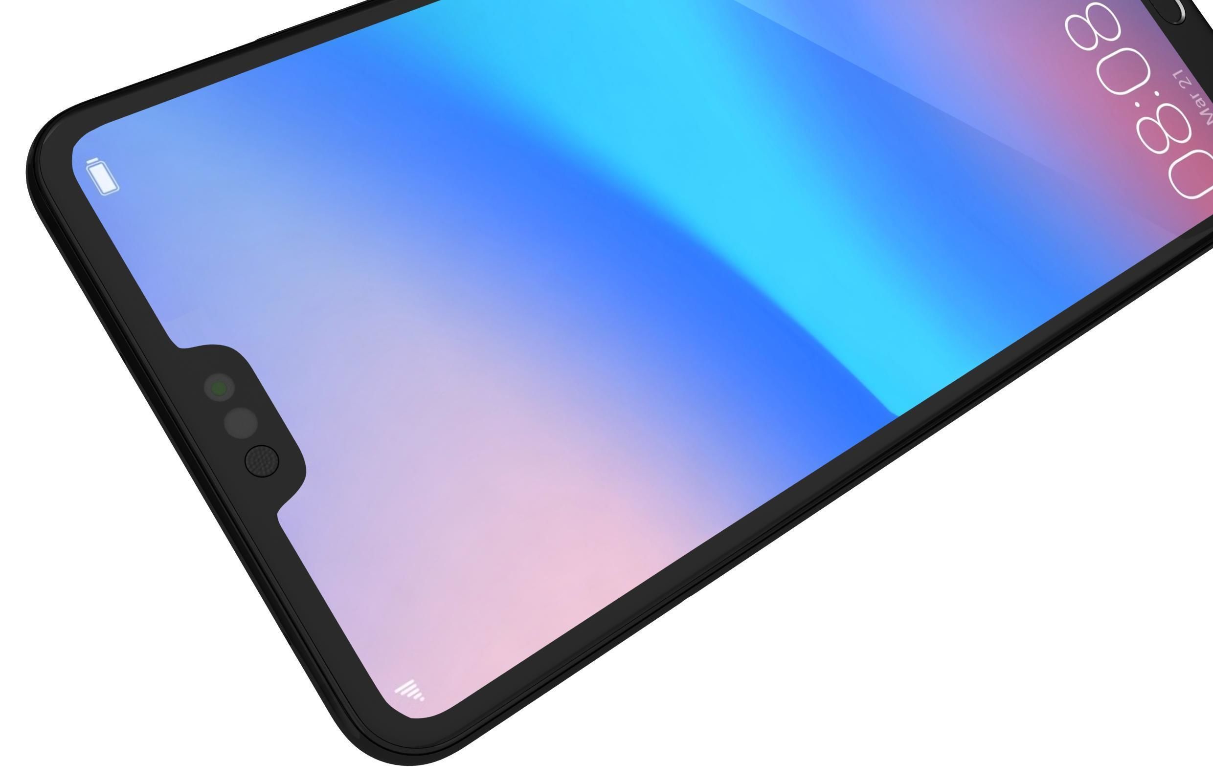 Huawei P20 Pro Black 3D model_5