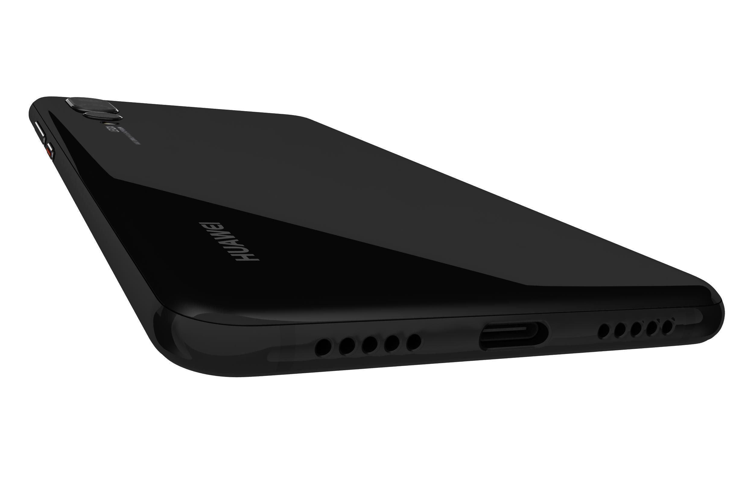 Huawei P20 Pro Black 3D model_10