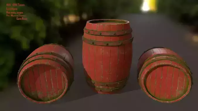 wood barrel 3