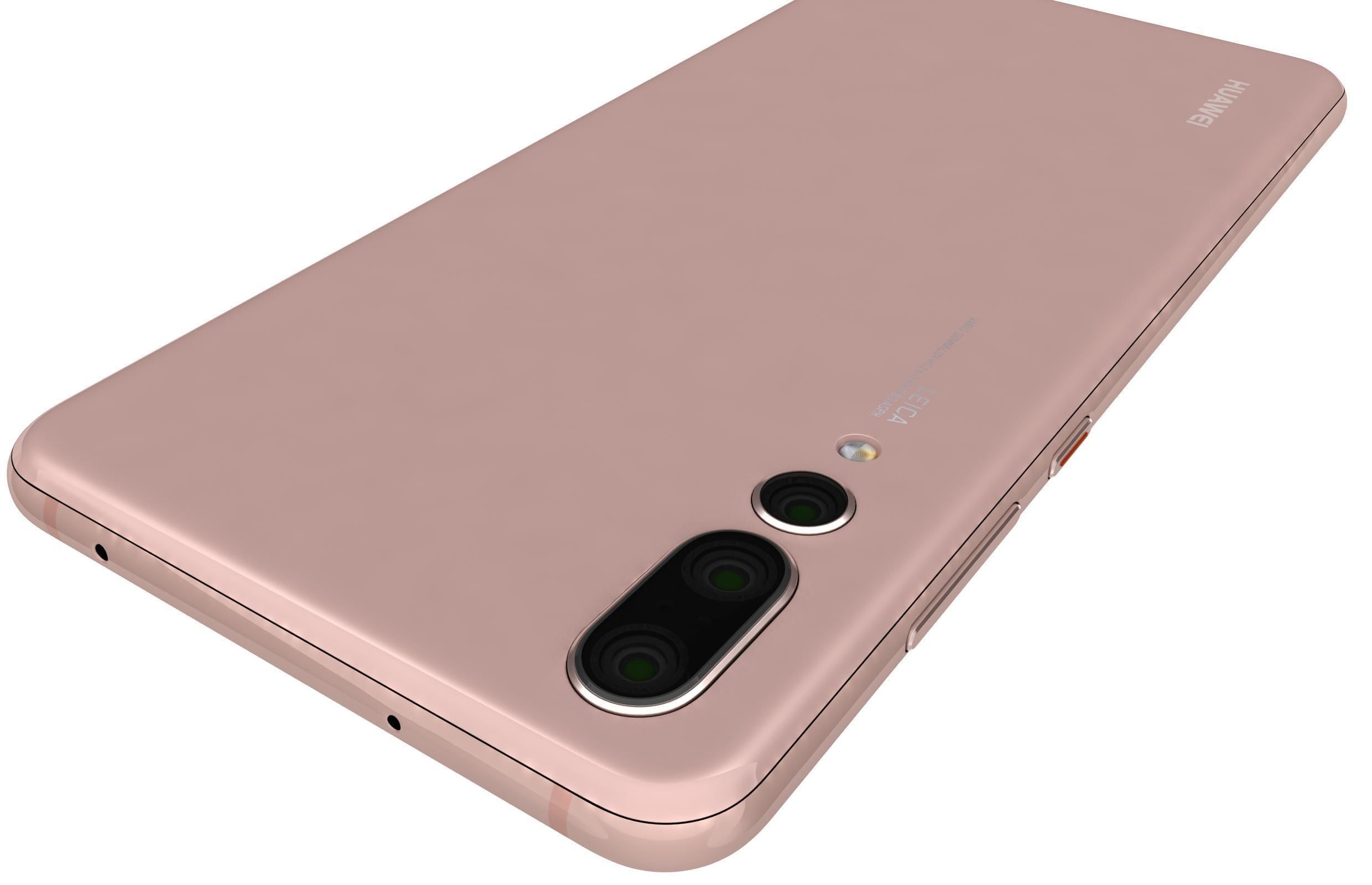 Huawei P20 Pro Pink Gold 3D model_7