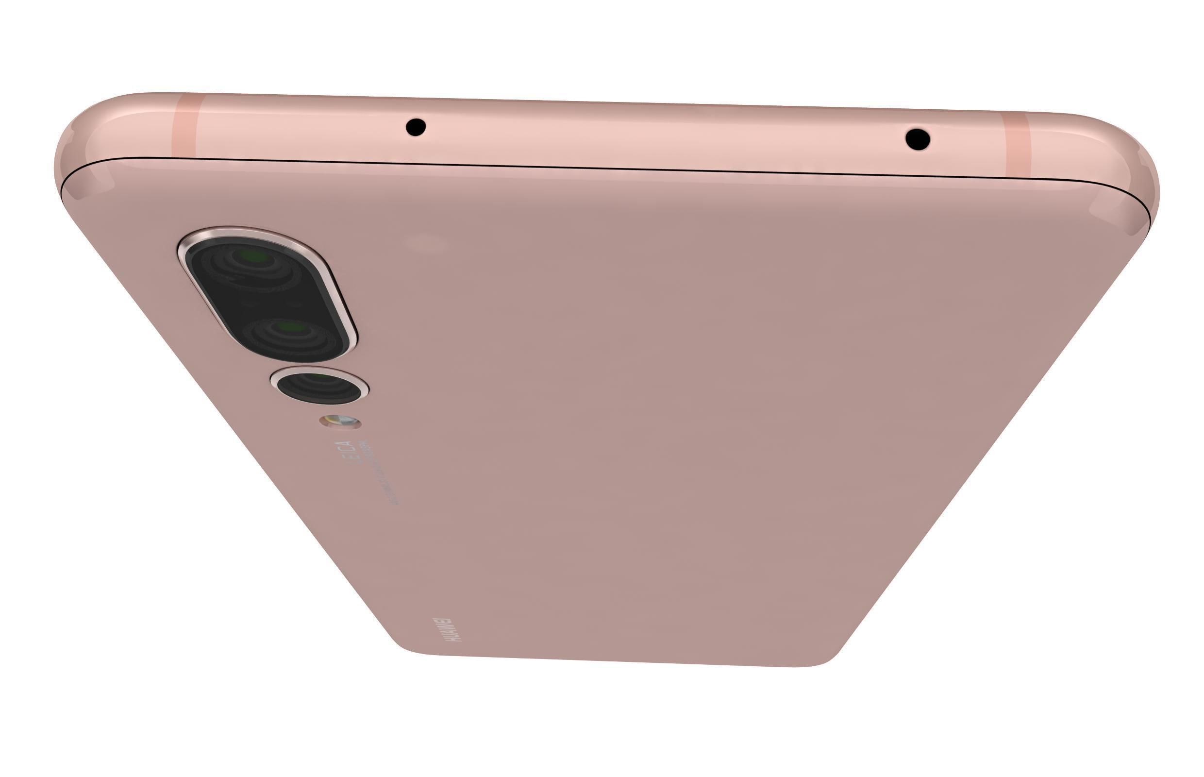 Huawei P20 Pro Pink Gold 3D model_8