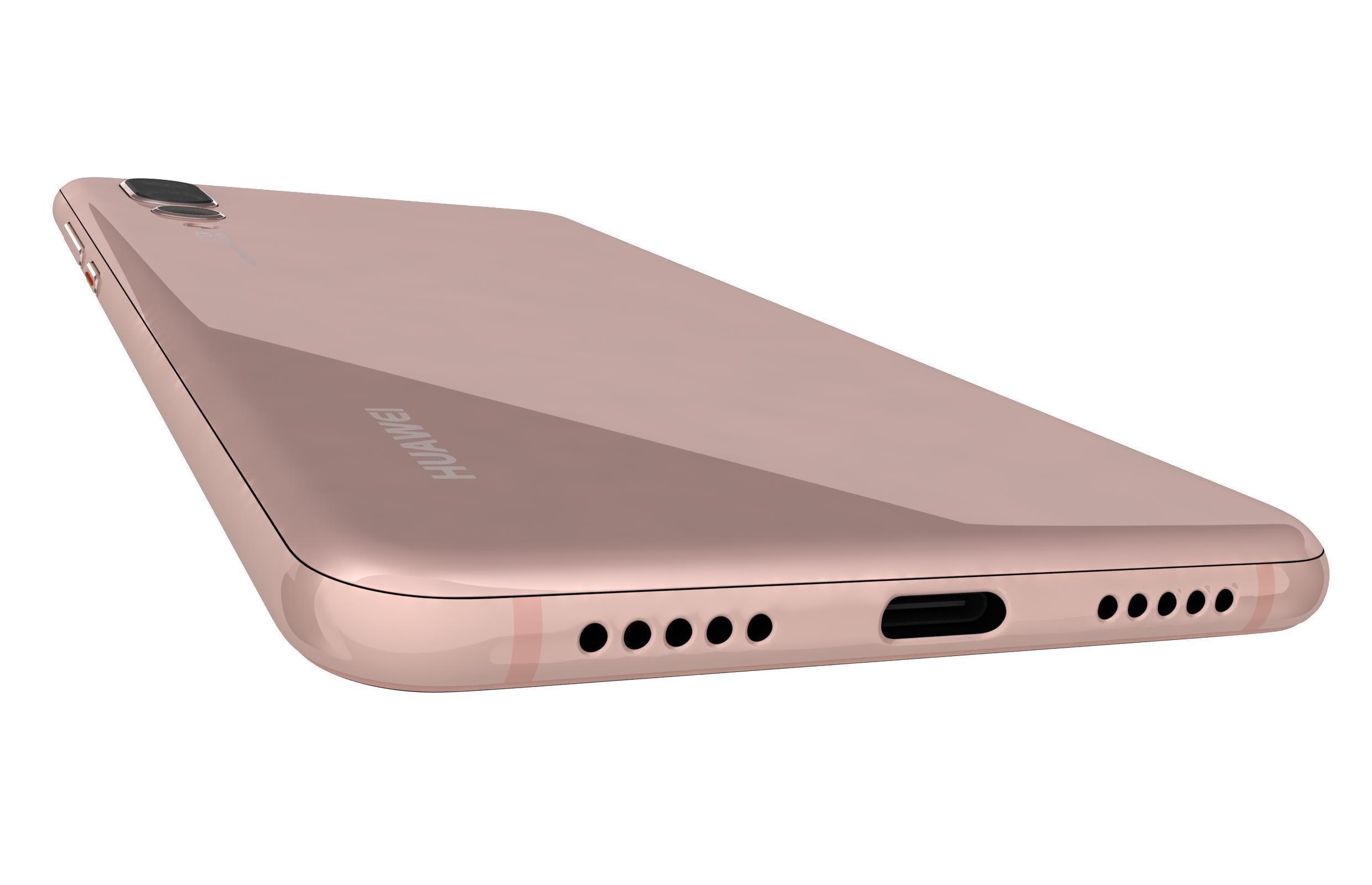 Huawei P20 Pro Pink Gold 3D model_10