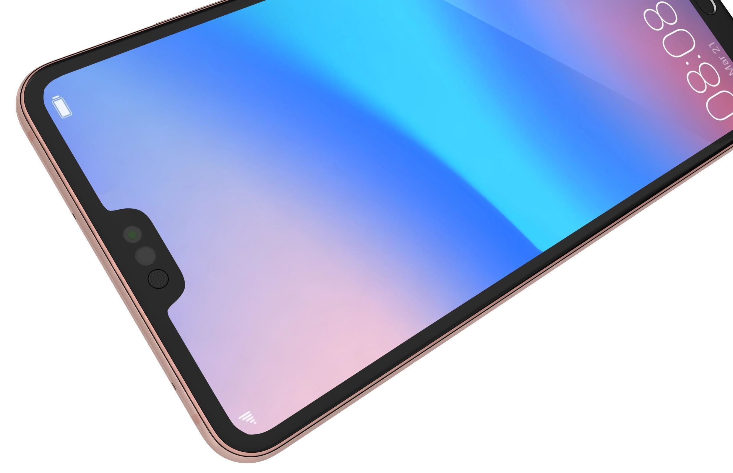 Huawei P20 Pro Pink Gold 3D model_5