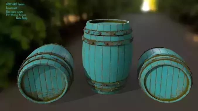 Wood  Barrel