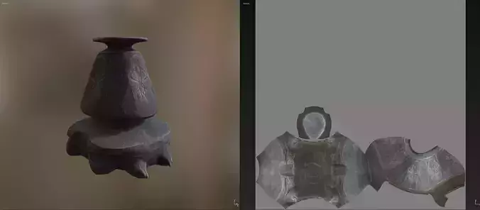 Stone Monument 4k PBR Low Poly