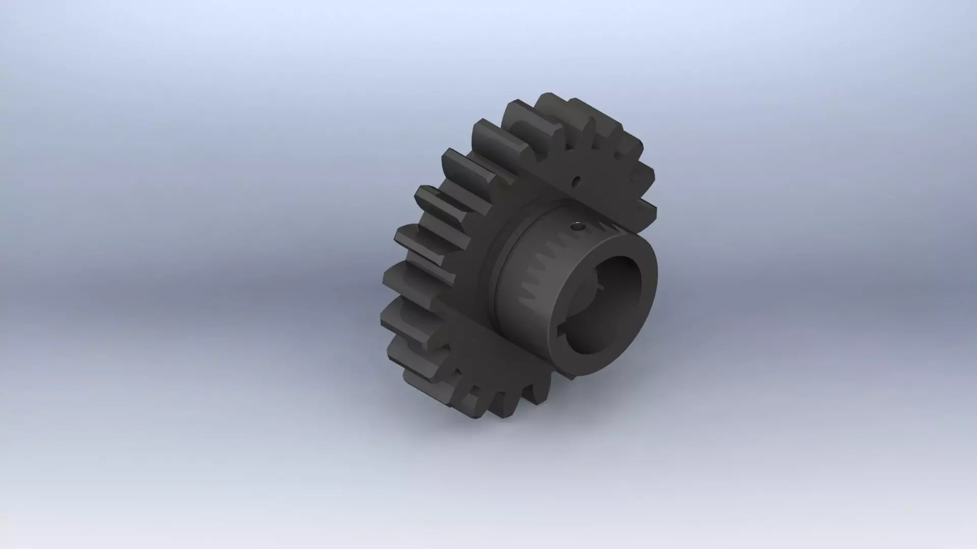 Spur gear 3D model_0