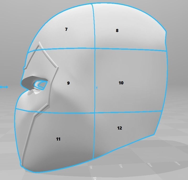 Ronin Helmet aka Hawkeye 3D print model_4