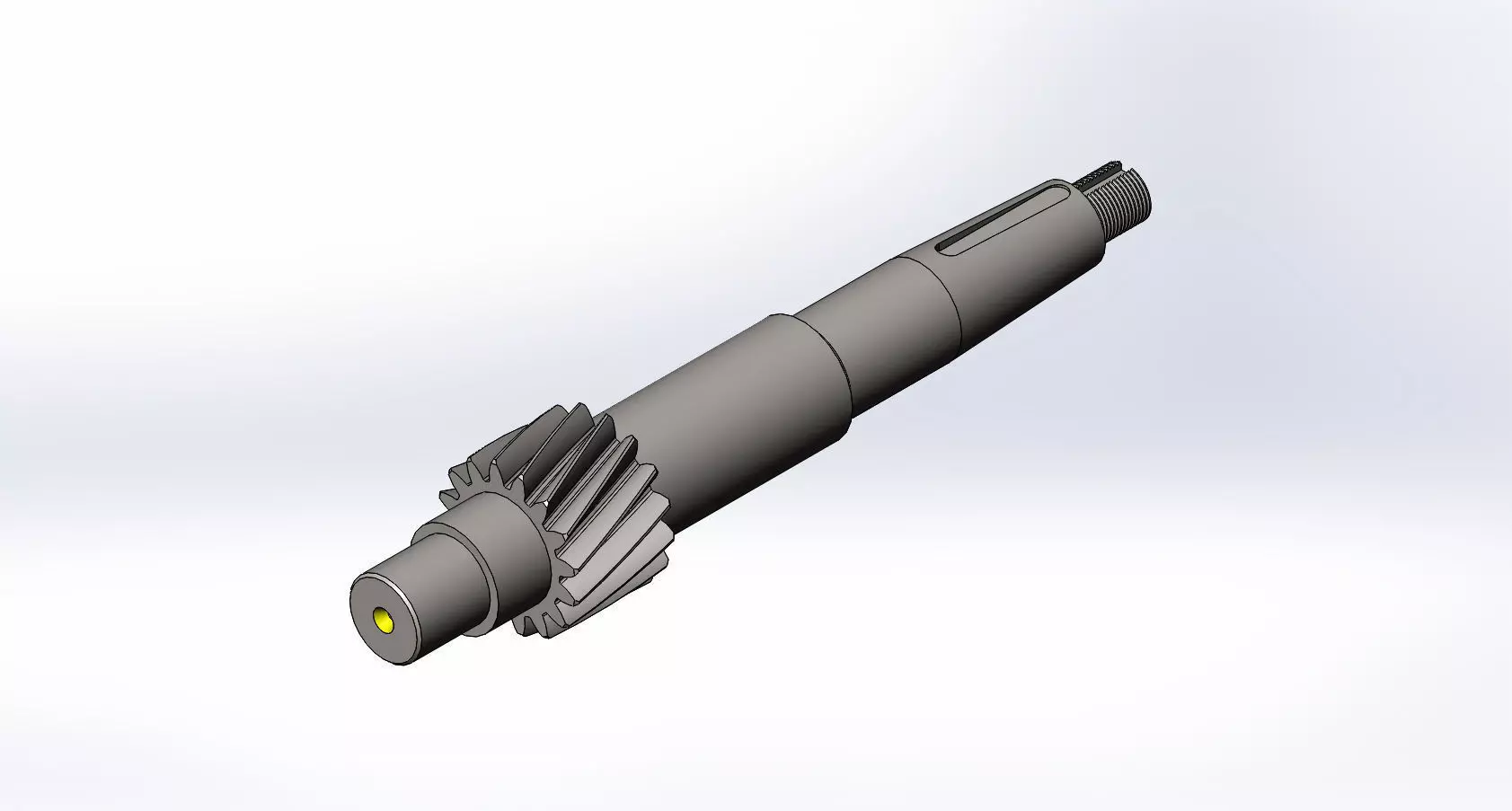Gear Shaft 1 3D model_0