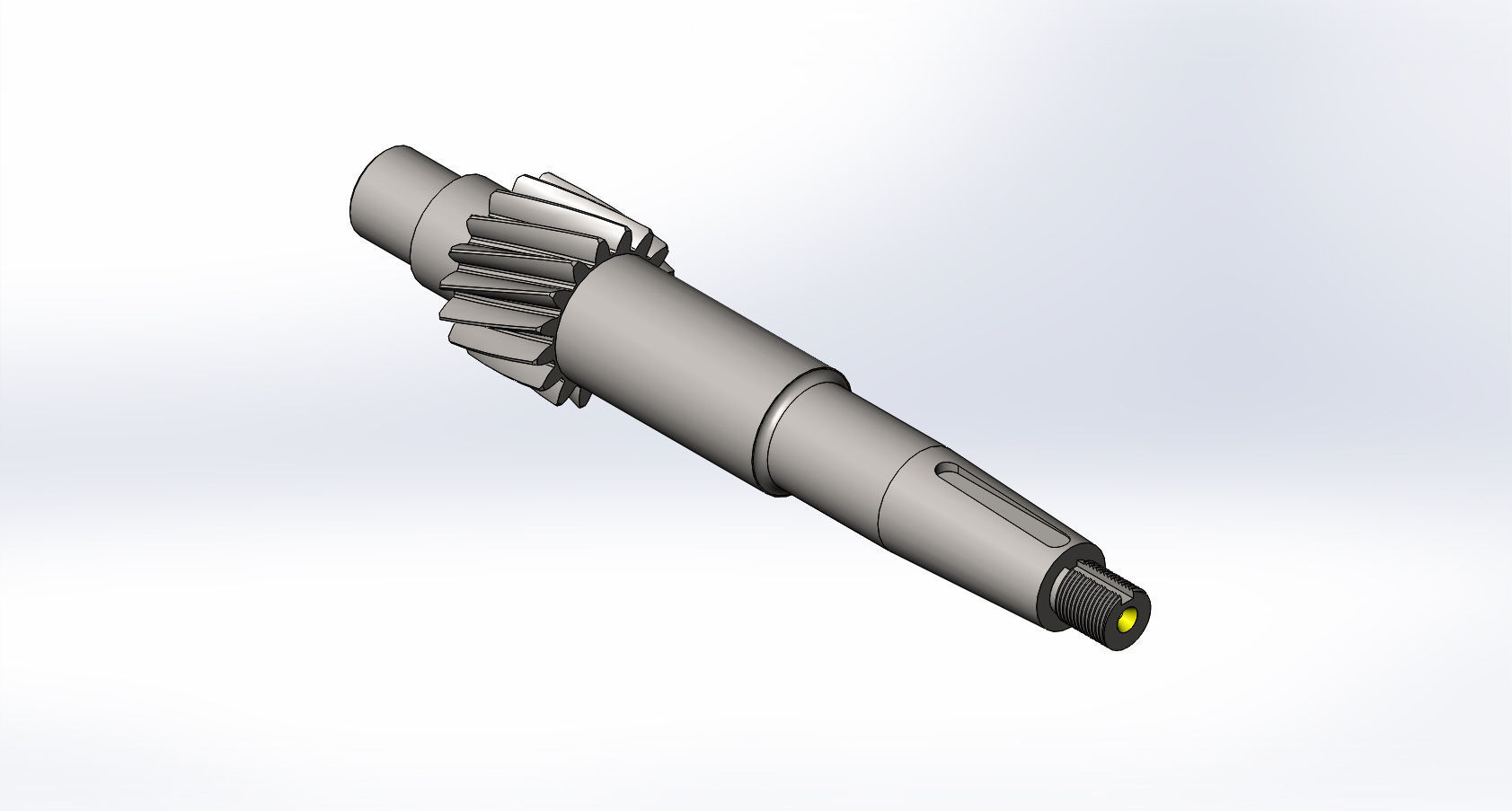 Gear Shaft 1 3D model_1