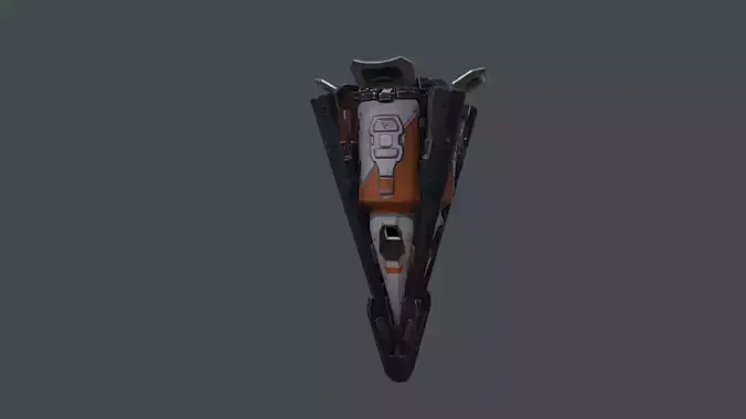 Starship Enterprise Low-poly 3D model