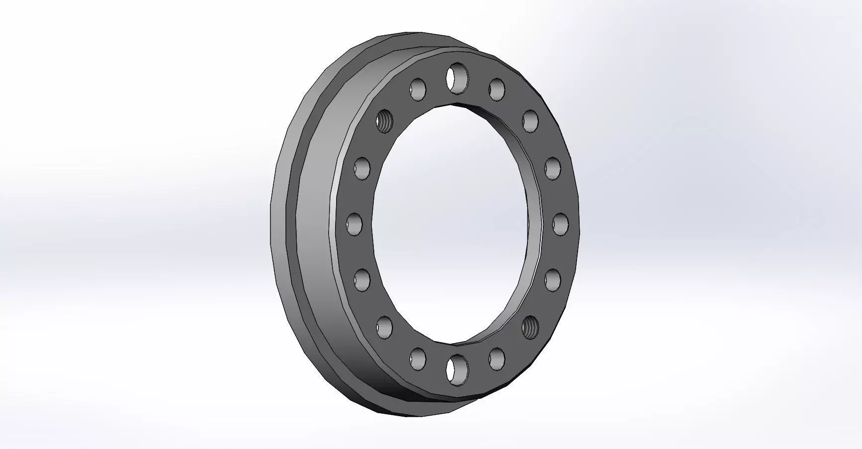 Eccentric hub 3D model_0