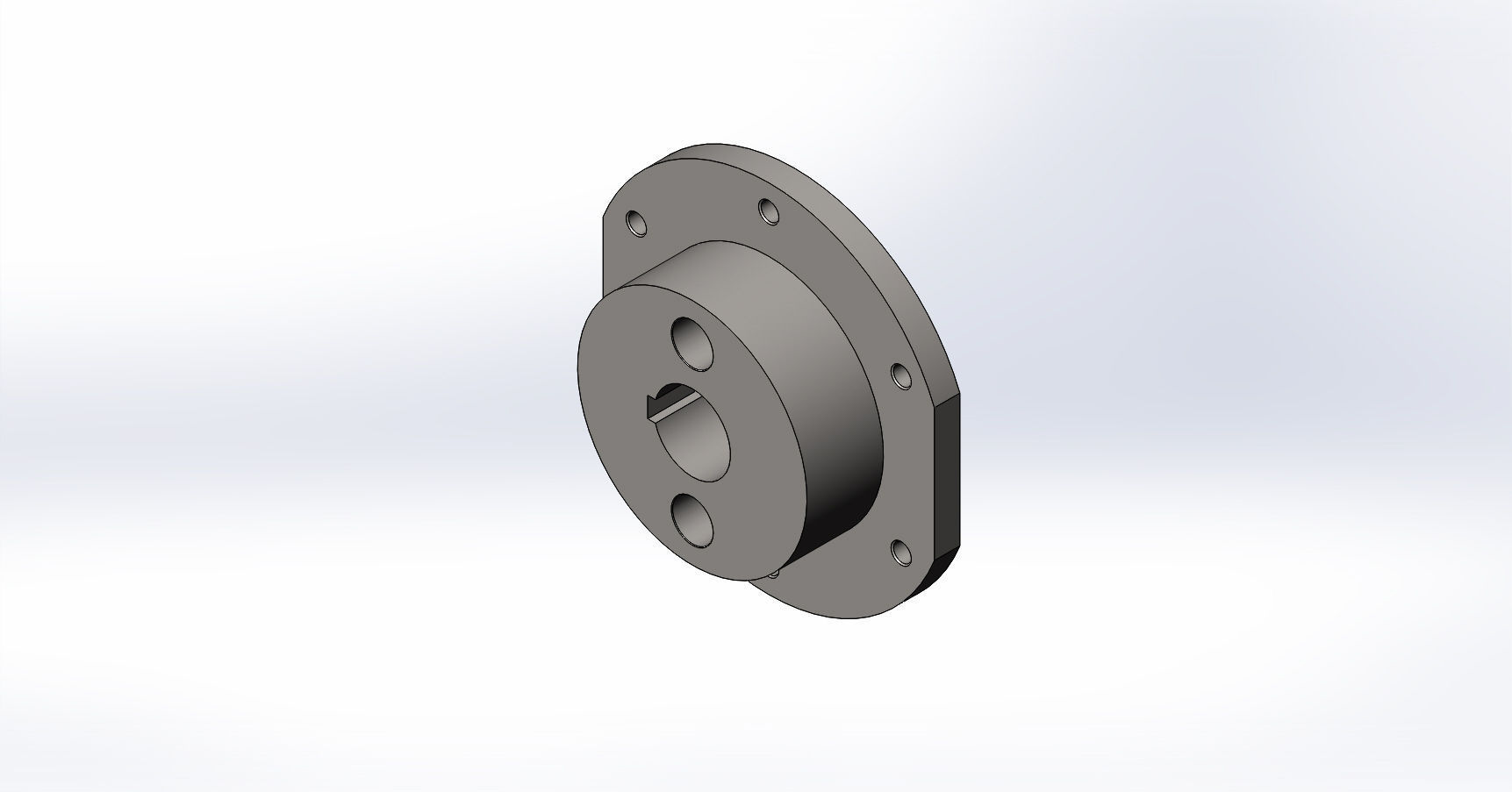 Cover metal part with holes 3D model_1