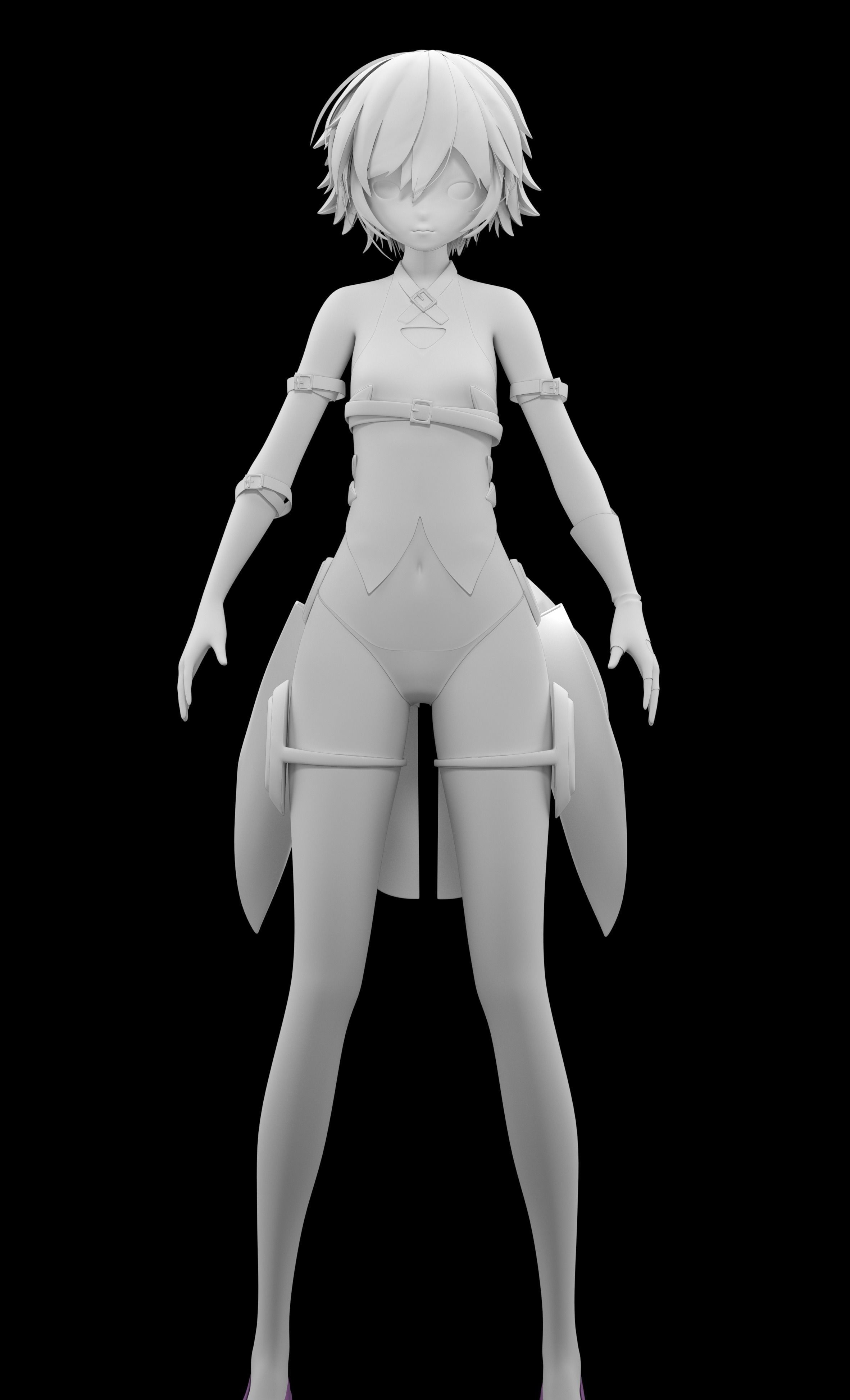 Jack The Ripper Fate Grand Order fanart 3D model_1