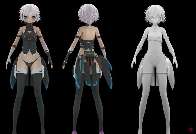 Jack The Ripper Fate Grand Order fanart 3D model