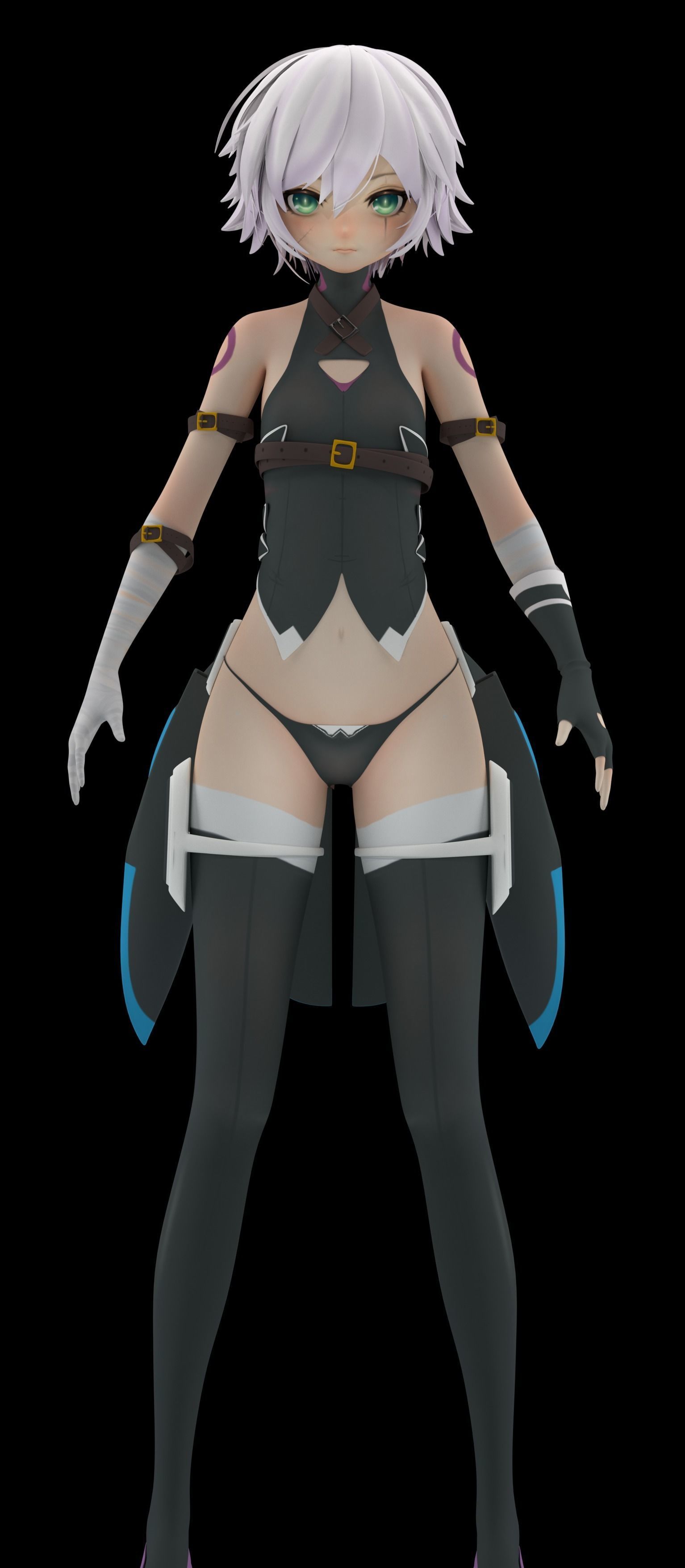 Jack The Ripper Fate Grand Order fanart 3D model_3