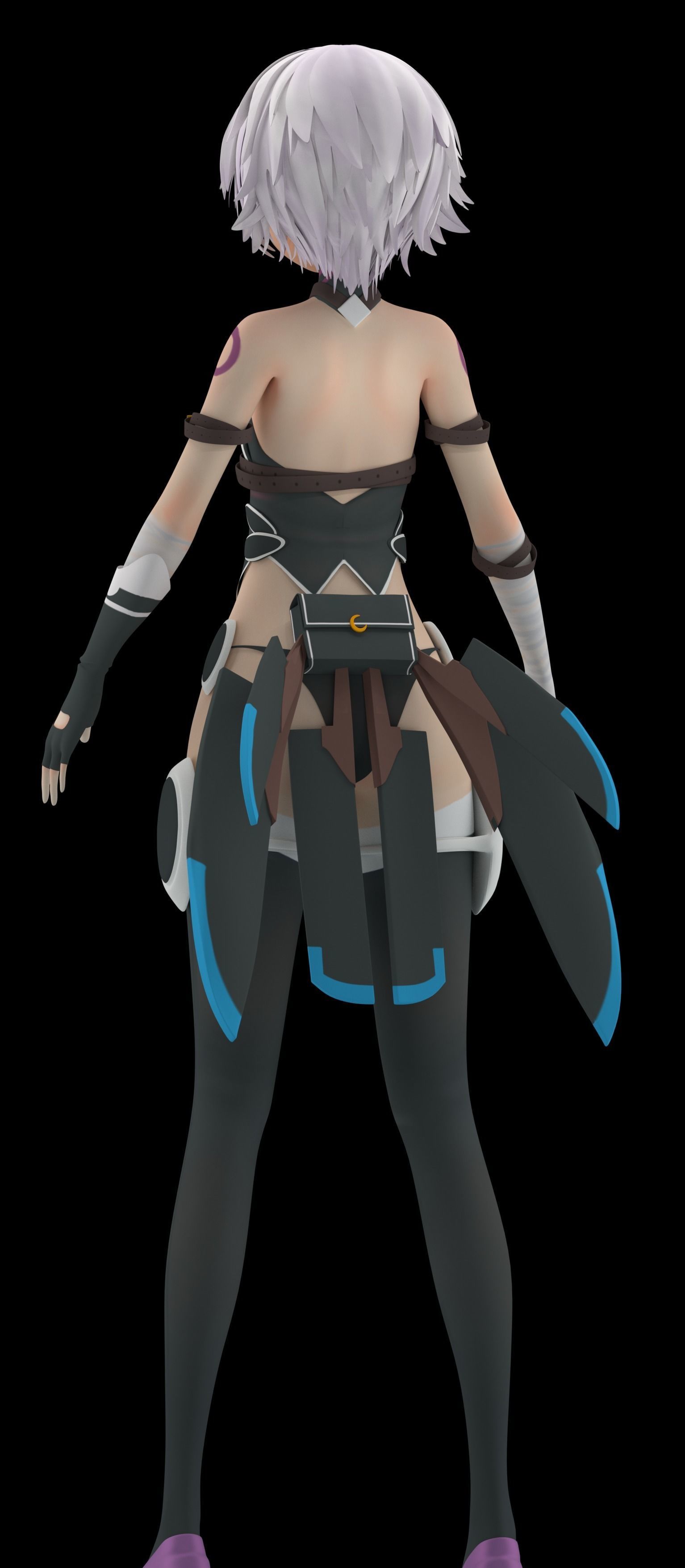 Jack The Ripper Fate Grand Order fanart 3D model_4