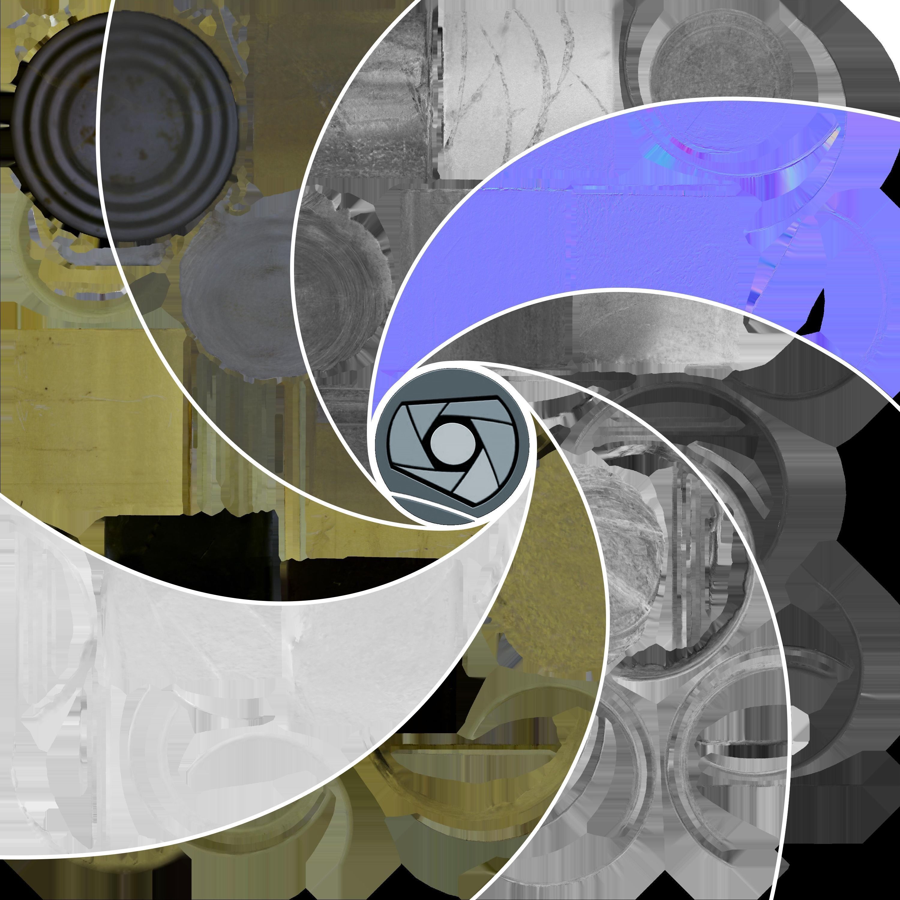 Canned Middle Poly 3D model_4