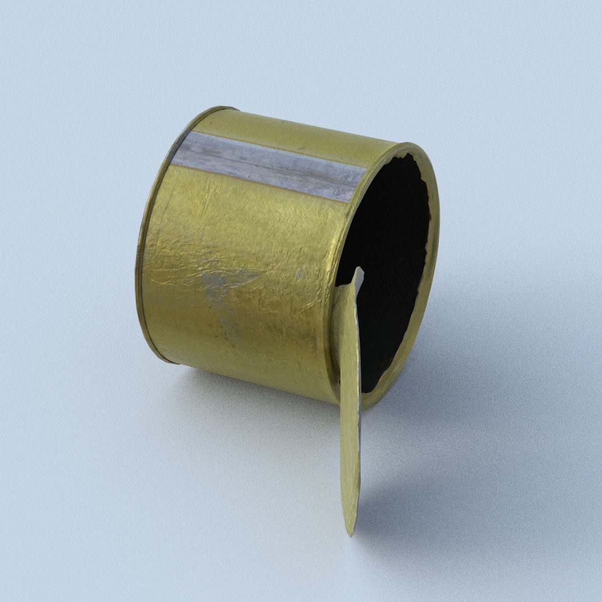 Canned Middle Poly 3D model_12