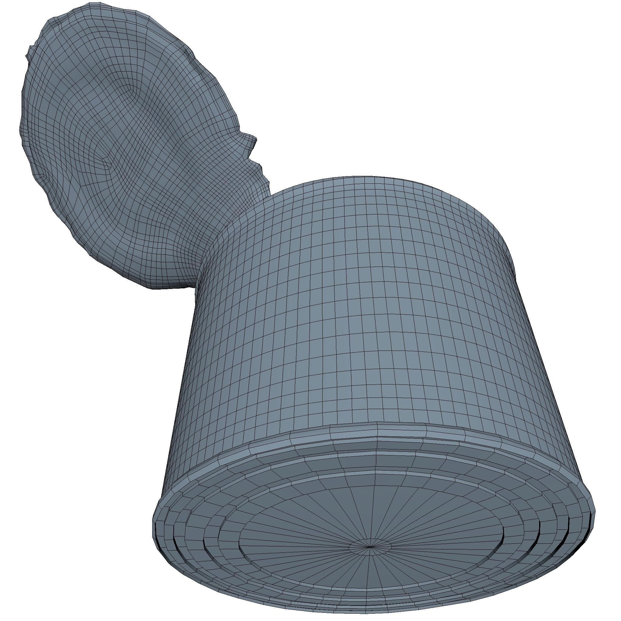 Canned Middle Poly 3D model_3