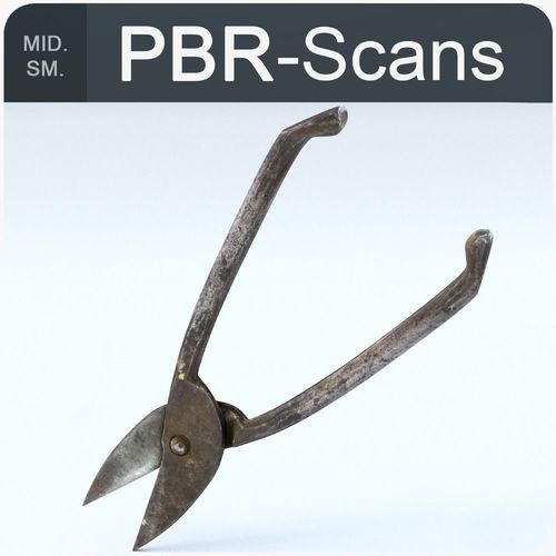 Wire Cutters Middle Poly 3D model