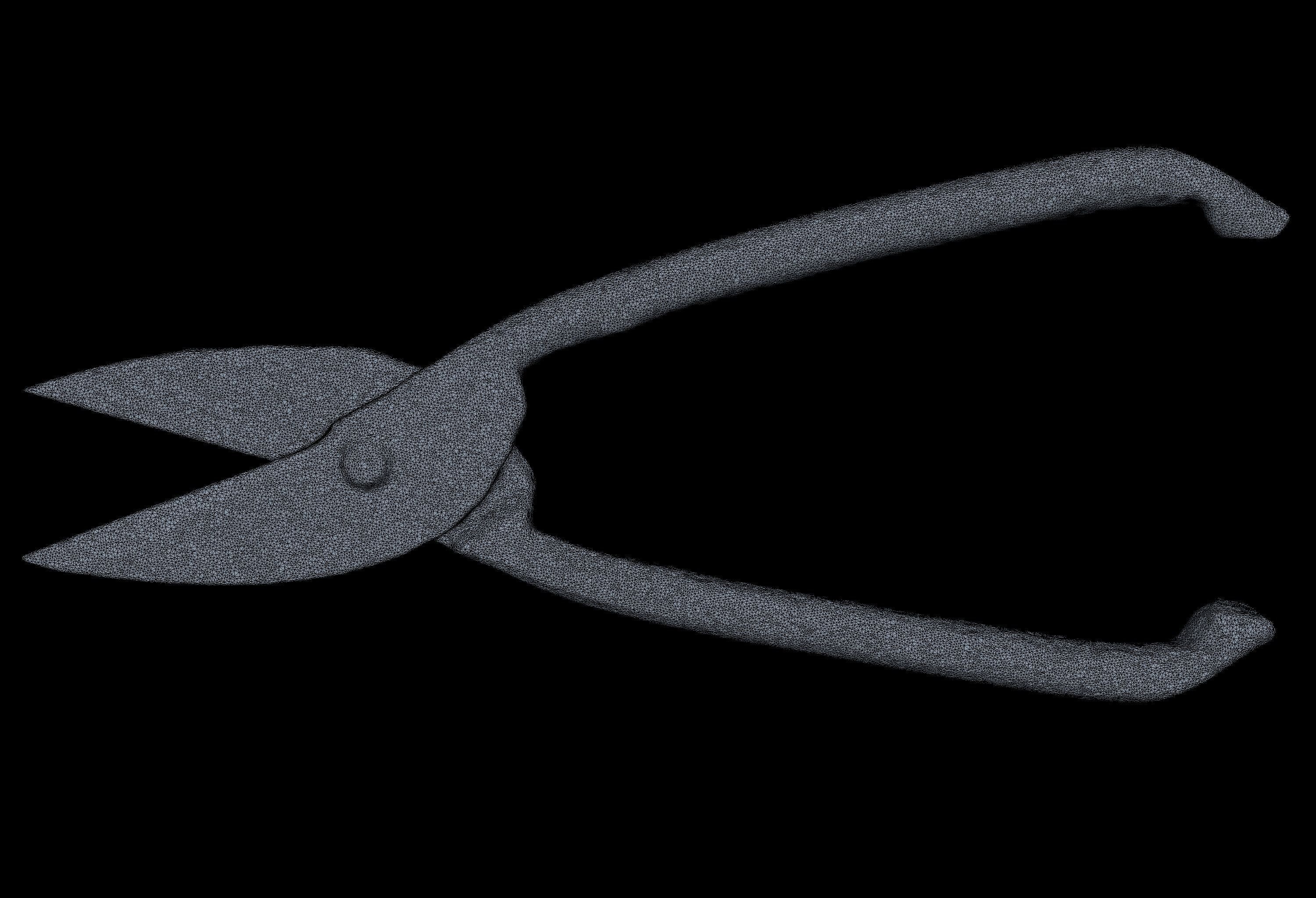 Wire Cutters High Poly 3D model_2